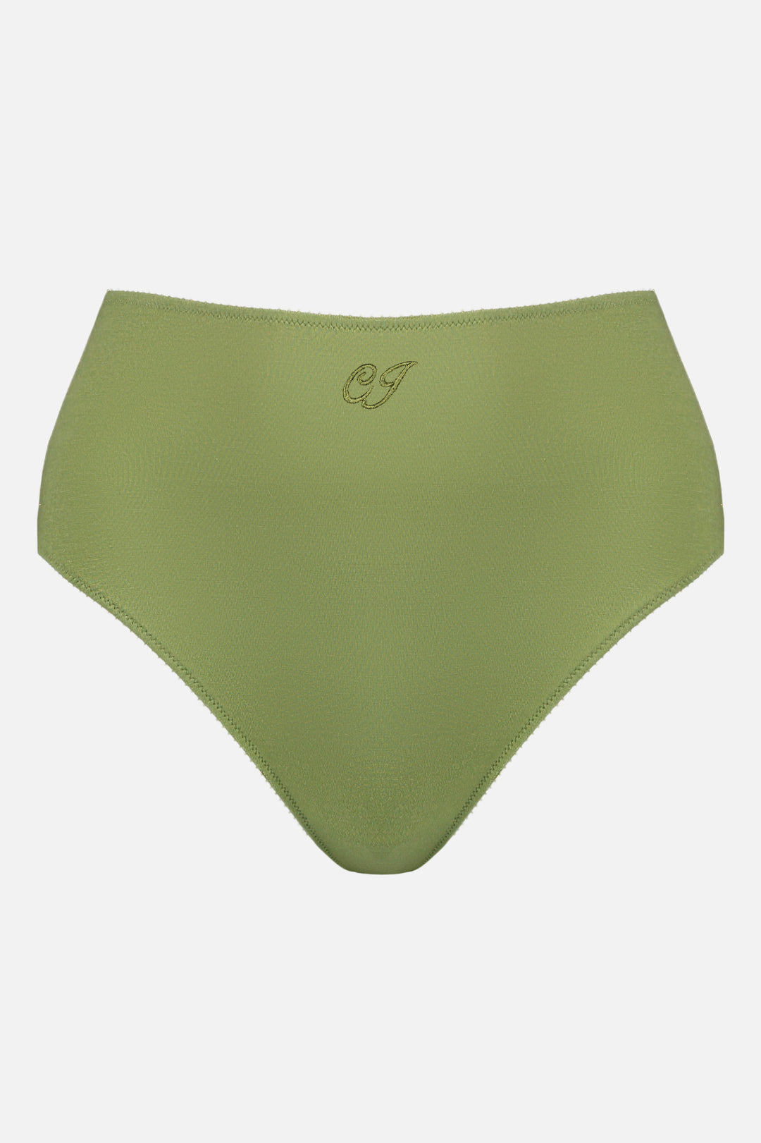 Monogram Whitney High Waist Bikini 3 Pack - Olive